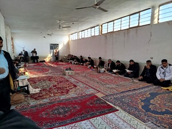 مراسم چراغ برات در قبرستان روستای فدافن