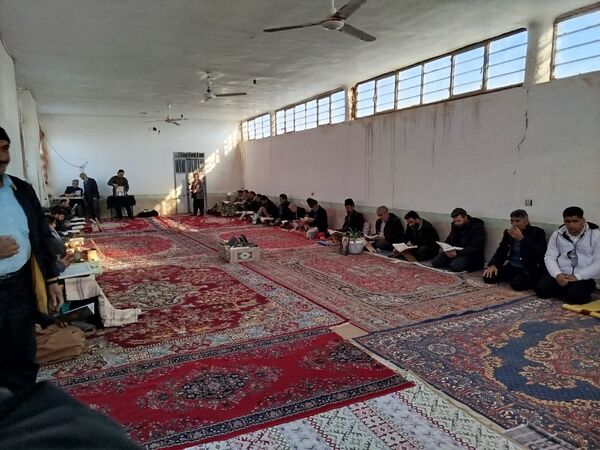 مراسم چراغ برات در قبرستان روستای فدافن