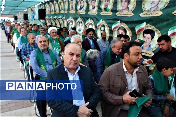 آیین سالگرد شهید آیت الله سعیدی و شهدای سادات استان قم 