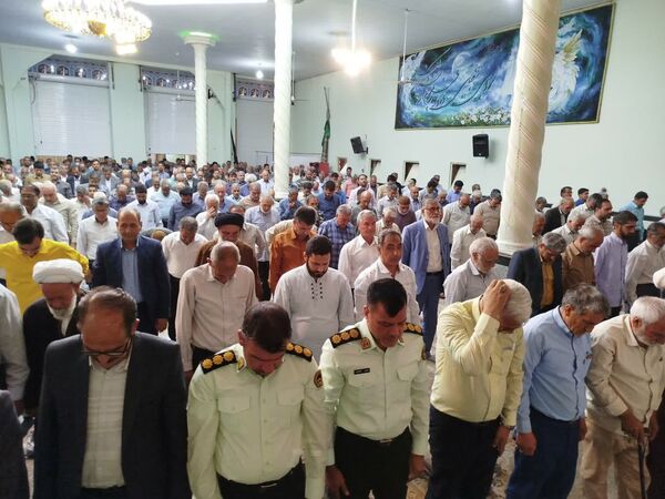 نماز باشکوه عید سعید قربان در شهرستان کاشمر 