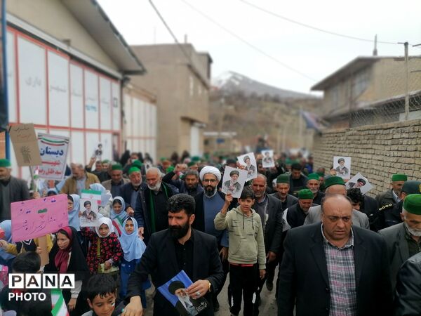 راهپیمایی روز جهانی قدس در شهر بار نیشابور