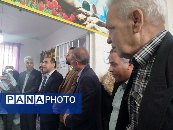 آیین افتتاح پایگاه نهضت سواد آموزی در دبستان شهید نجفی فدافن