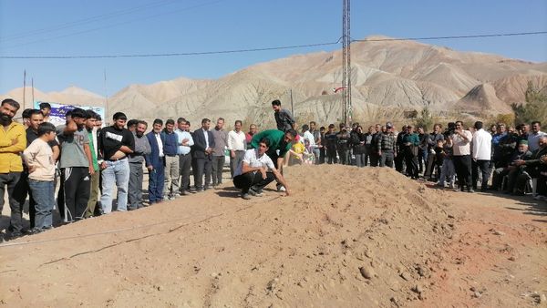 مسابقات بومی محلی  در گود کشتی شهر بار نیشابور