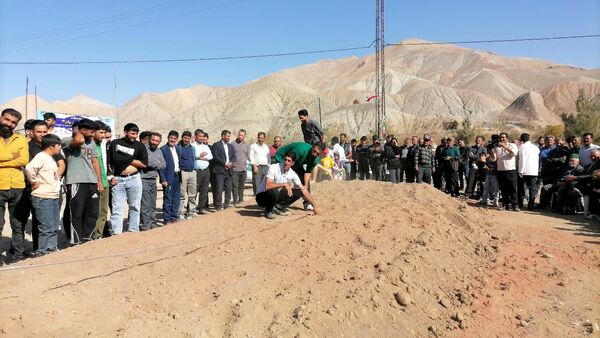 مسابقات بومی محلی  در گود کشتی شهر بار نیشابور