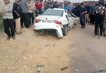 ۵ کشته در تصادف نیسان و سمند در دزفول