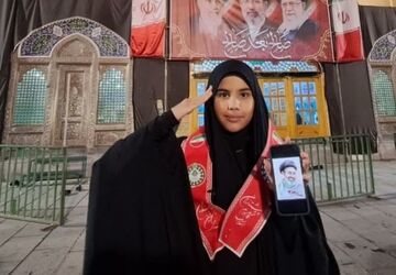 برگزاری موکب شجره طیبه به همت دانش آموزان تفت