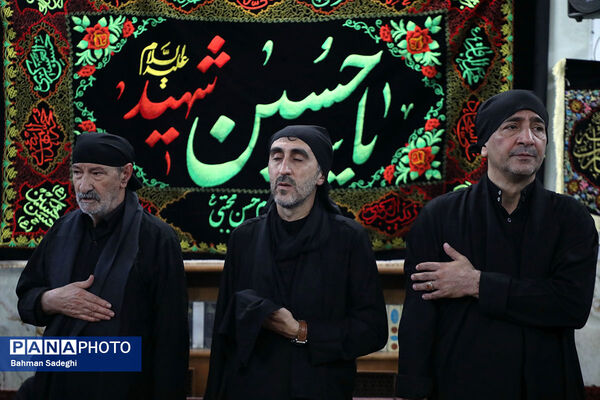  عزاداری روز تاسوعای حسینی در هیات سقاهای همدانی مقیم مرکز