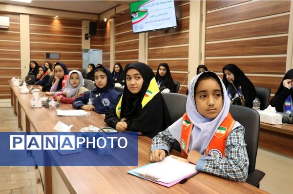 نشست مشاور وزیر در امور تشکل‌های دانش‌آموزی با کارشناسان سازمان دانش‌آموزی استان خراسان رضوی