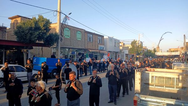 عشاق حسین در ماه محرم شهرستان بن 