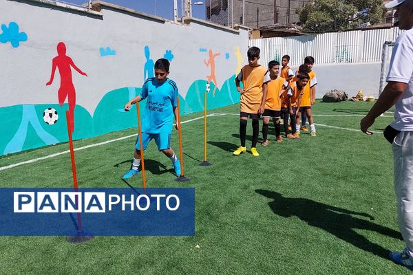 افتتاح زمین چمن مدرسه امام رضا(ع) پردیس