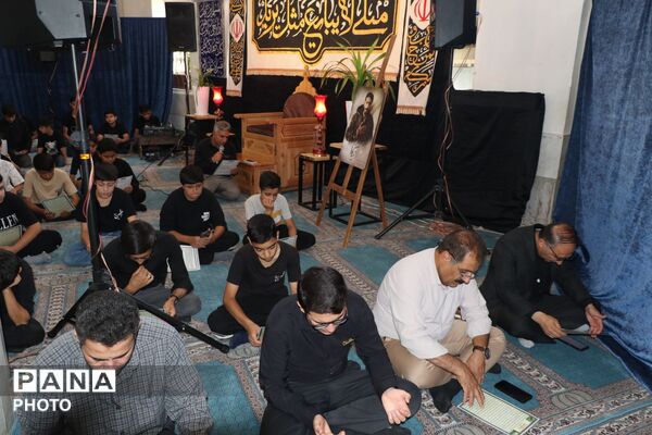 آیین «احلی من العسل» با نوای زیارت عاشورا در کوار