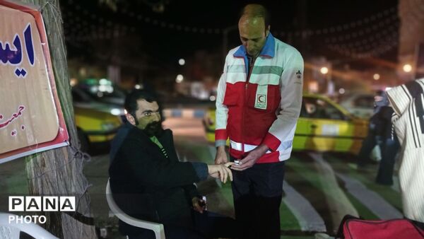 حضور فعال هلال‌احمر در قلب تجمعات شهرستان فارسان
