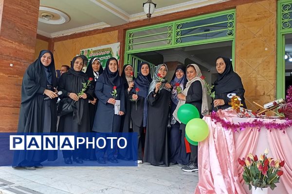 مراسم جشن ولادت حضرت معصومه (س) و روزدختر در دبیرستان حضرت ولیعصر (عج) ری یک