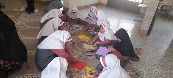 فعالیت جهادی دانشجومعلمان قم در روستای مومن آباد