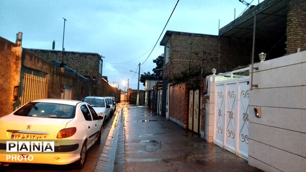 بارش باران بهاری در شهرستان نیشابور  