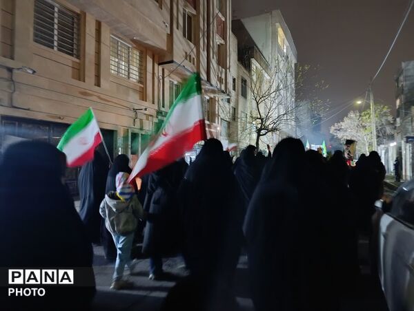 مردم محله انصار فریاد مقاومت در برابر تجاوزات اسرائیل را طنین‌انداز کردند