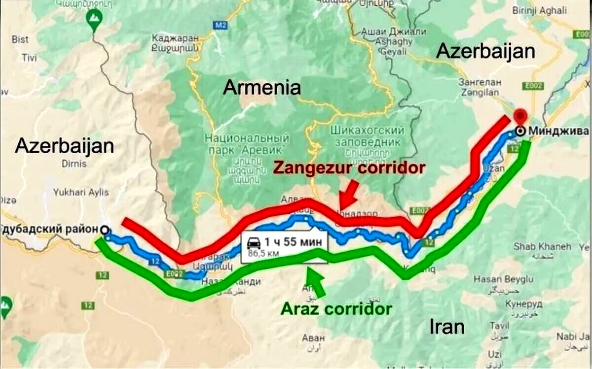 ایران باید درخصوص کریدور زنگزور هوشمندانه عمل کند