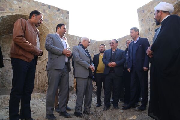 بازدید استاندار خراسان شمالی از دو کاروانسرای تاریخی شهرستان گرمه 