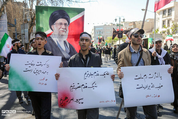  چهلمین روز شهادت رهبر شهید انقلاب اسلامی - تهران/2