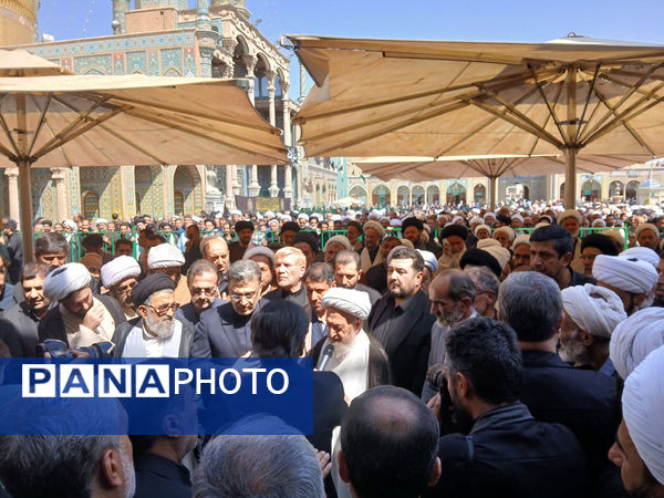 مراسم تشیع آیت الله محفوظی در قم