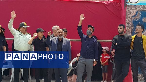  حضور بی نظیر مردن نیشابور در راهپیمایی بر علیه حمله رژیم صهیونسیتی