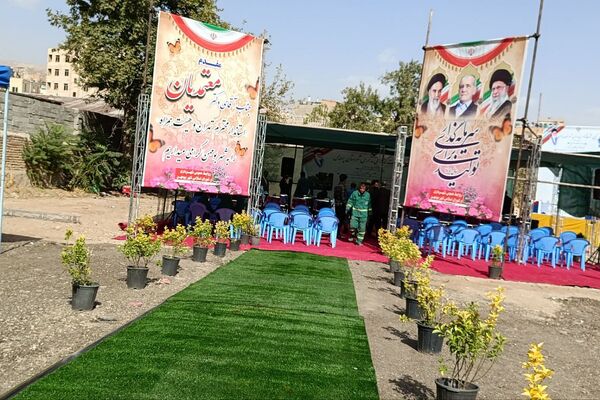 آیین خشت گذاری و افتتاح مدارس در منطقه پردیس با حضور استاندار تهران و مدیر کل شهرستانهای استان تهران 