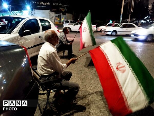موکب شهدای بسیج در میدان فلک آزادی نیشابور