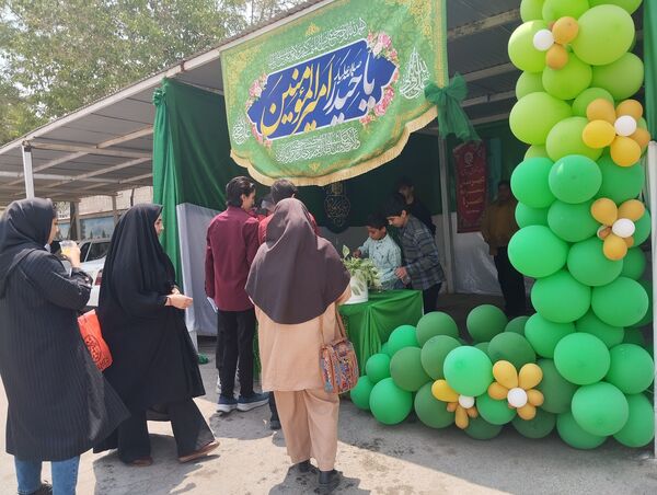 موکب دبیرستان ناصر در آموزش  و پرورش ناحیه ۷