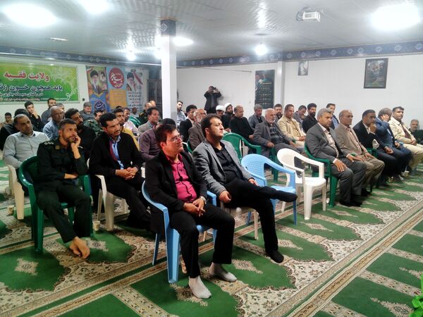 مراسم گرامیداشت شهید مقاومت در محل سپاه ناحیه شهرستان خلیل‌آباد