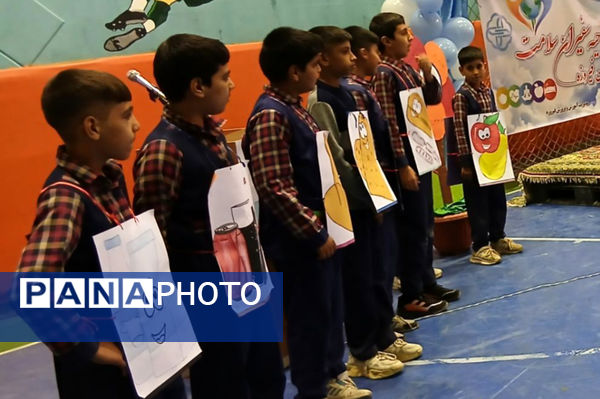 افتتاحیه طرح سفیران سلامت در مدارس شهرستان فیروزه