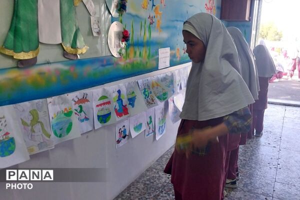  گرامیداشت هفته پدافند غیرعامل در دبستان مهران
