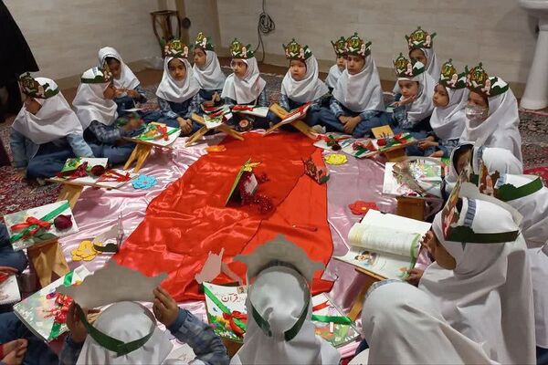 جشن قرآن کلاس اولی‌های مدرسه قمصری دوره اول ورامین