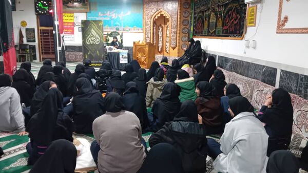مراسم سوگواری شهادت حضرت ام البنین(س) توسط هیات دانش‌آموزی دبیرستان شاهد سمیه