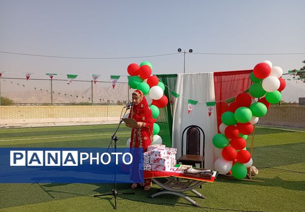 جشن دهه فجر در روستای لاور فین