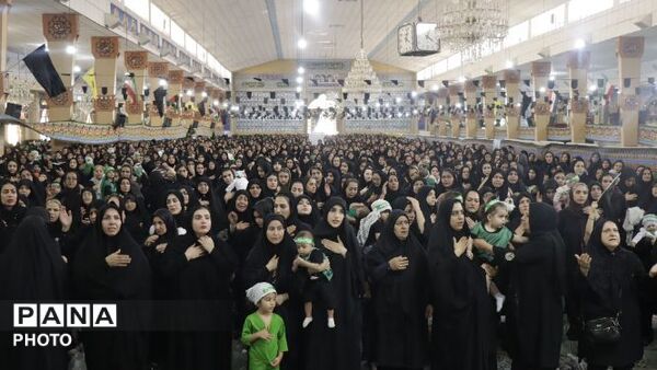 شیرخوارگان حسینی در مصلی پاکدشت؛ تجلی عشق به کوچک‌ترین سربازان عاشورا