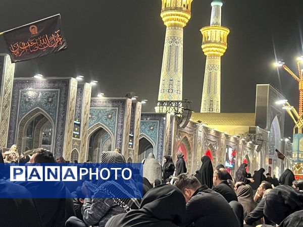 مراسم شب شهادت امام رئوف در مشهد مقدس 