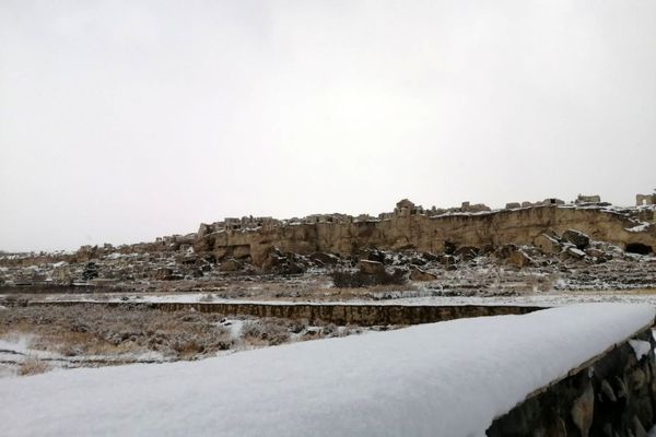 بارش اولین برف زمستانی در ایزدخواست