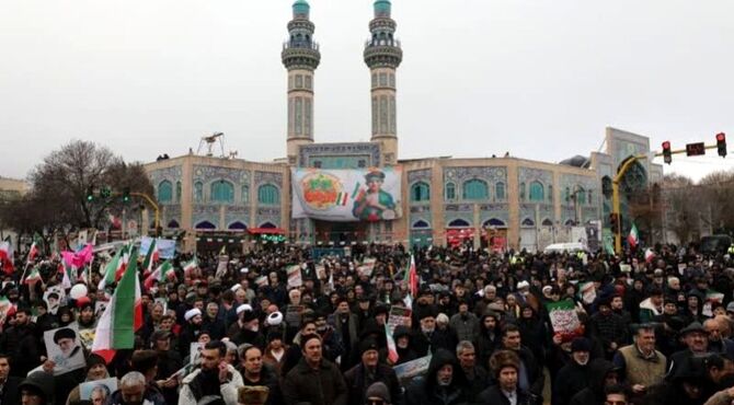 راهپیمایی چهل و هفتمین سالروز پیروزی انقلاب اسلامی در اردبیل