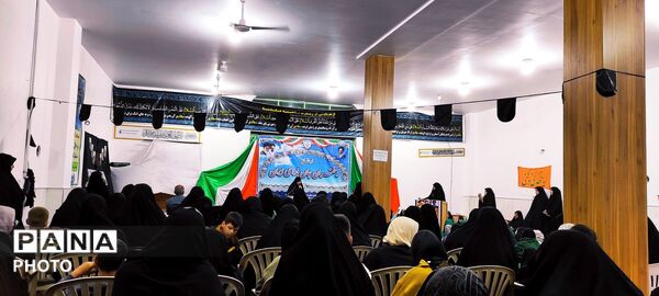 اجتماع دختران جانفدا در شهر جعفریه قم 