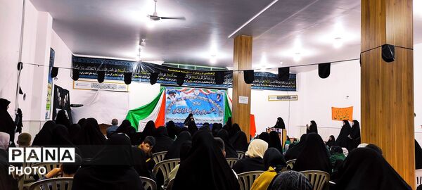 اجتماع دختران جانفدا در شهر جعفریه قم 