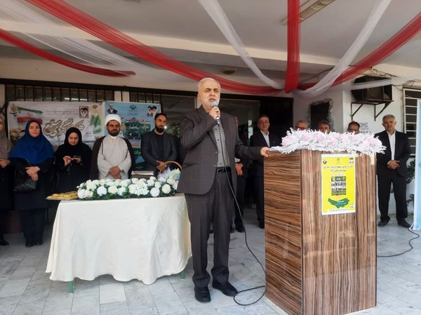 مانور بازگشایی مدارس عباس آباد 