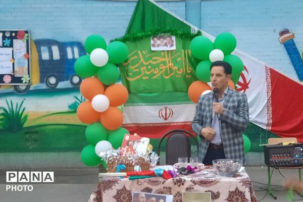  طنین شادی و ولایت در دبستان یاسین؛ جشن باشکوه عید غدیر در شهرستان قدس