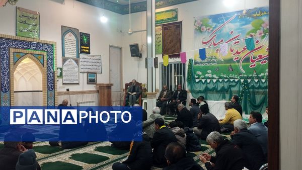 مراسم عید مبعث در مسجد النبی خلیل آباد