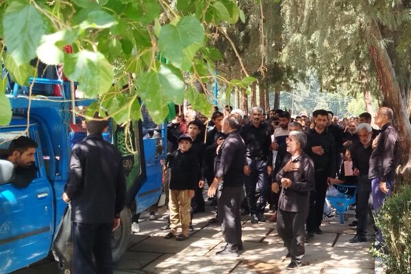 شکوه عزاداران رضوی در لردگان