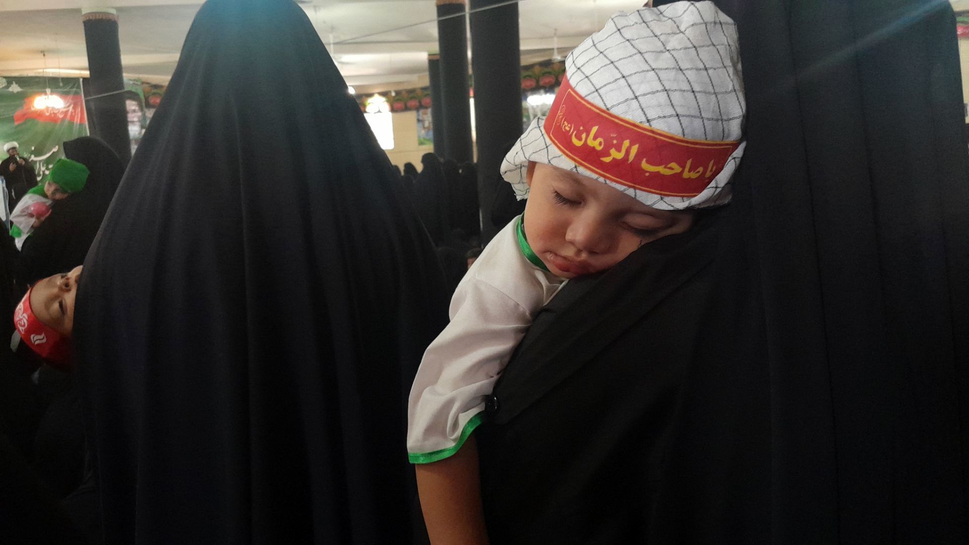 سربازان کوچک امام زمان در همایش شیرخوارگان حسینی شهرستان بن