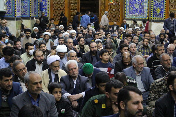 مراسم بزرگداشت شهید سید حسن نصرالله در شهر یزد 