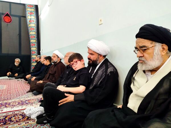 مجلس عزای حسینی در حوزه علمیه امام صادق (ع) کاشمر