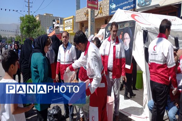 برگزاری مراسم عزاداری شهدای راه خدمت در یاسوج