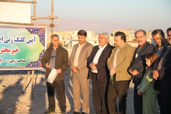 برگزاری آیین کلنگ زنی2 پروژه خیر ساز در شهرستان بهبهان