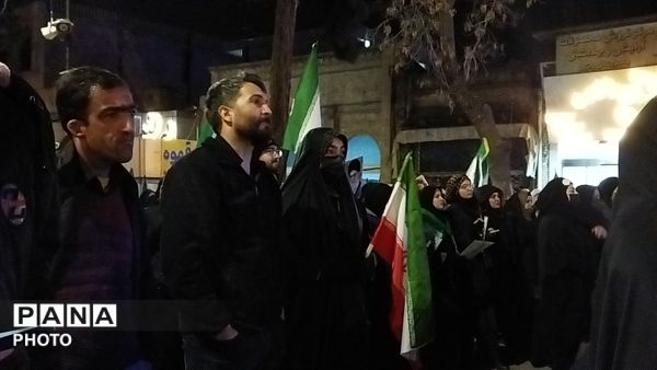 حماسه سازی مردم نیشابور در دوازدهمین روز از شهادت امام خامنه ای